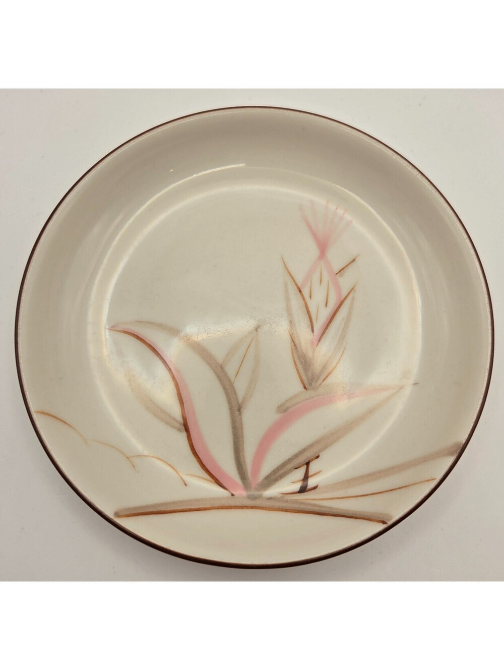 Winfield True Porcelain Replacement Saucer Mid Century Atomic Floral Pattern USA